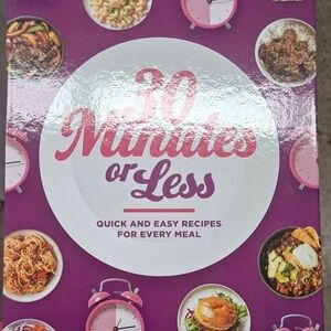 30 Minutes or Less Recipe Book New